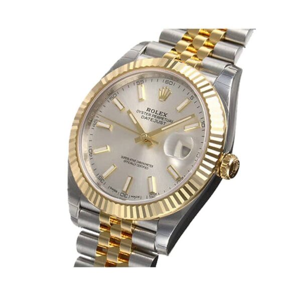 rolex-datejust-126333-yellow-gold-steel-silver-dial-jubilee.jpg Datejust Watch Replica