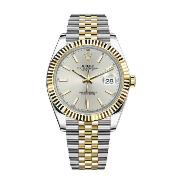 rolex-datejust-126333-yellow-gold-steel-silver-dial-jubilee-replica-1.jpg Datejust Watch Replica