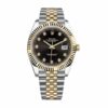 Rolex Datejust 12633BKDJ Steel Gold Automatic Black And Diamond Dial Jubilee Replica
