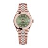 rolex-datejust-28mm-279165-everose-gold-automatic-green-with-diamond-dial.jpg Rolex With Diamond Replica