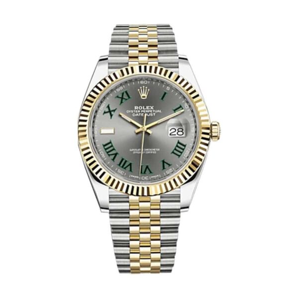 rolex-datejust-steel-yellow-gold-automatic-grey-dial-jubilee-replica6.jpg Rolex Datejust 126233 Wimbledon Replica