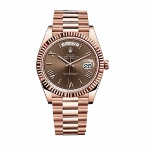 rolex-day-date-228235.jpg Rolex Day Date 228235 Rose Gold Chocolate Roman Dial Replica