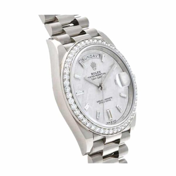 Rolex Day-Date 228349RBR Diamond Bezel Sundust Dial Replica
