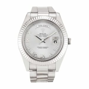 rolex-day-date-ii-218239-white-dial-replica.jpg Rolex Day-Date 218239-0041 V6 White Roman Dial Replica