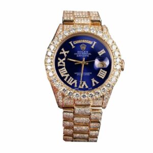 rolex-day-date-yellow-gold-iced-out-diamond-roman-dial-18038-replica-2.jpg Mens Iced Out Watches Replica