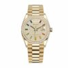 Rolex Day-Date Yellow Gold With Pave Diamond Dial Sapphire 128348RBR-0030 Replica