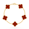 ScreenShot_2026-01-31_170244_847 Van Cleef & Arpels Vintage Alhambra bracelet, 5 four-leaf lucky pattern Replica