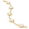 Van Cleef & Arpels Vintage Alhambra bracelet, 5 four-leaf lucky pattern Replica
