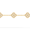 Van Cleef & Arpels Vintage Alhambra bracelet, 5 four-leaf lucky pattern Replica