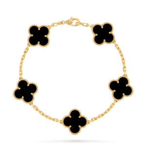 ScreenShot_2026-01-31_171055_206 Van Cleef & Arpels Vintage Alhambra bracelet, 5 four-leaf lucky pattern Replica