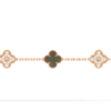 Van Cleef & Arpels Vintage Alhambra bracelet, 5 four-leaf lucky pattern Replica