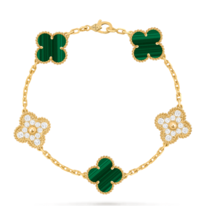 ScreenShot_2026-01-31_172152_714 Van Cleef & Arpels Vintage Alhambra bracelet, 5 four-leaf lucky pattern Replica