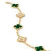 Van Cleef & Arpels Vintage Alhambra bracelet, 5 four-leaf lucky pattern Replica