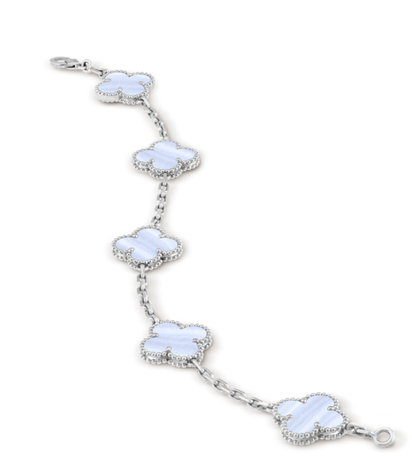 ScreenShot_2026-01-31_172433_609 Van Cleef & Arpels Vintage Alhambra bracelet, 5 four-leaf lucky pattern Replica