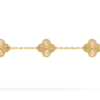 Van Cleef & Arpels Vintage Alhambra bracelet, 5 four-leaf lucky pattern Replica