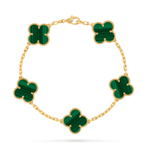 ScreenShot_2026-01-31_172900_595 Van Cleef & Arpels Vintage Alhambra bracelet, 5 four-leaf lucky pattern Replica