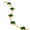 Van Cleef & Arpels Vintage Alhambra bracelet, 5 four-leaf lucky pattern Replica