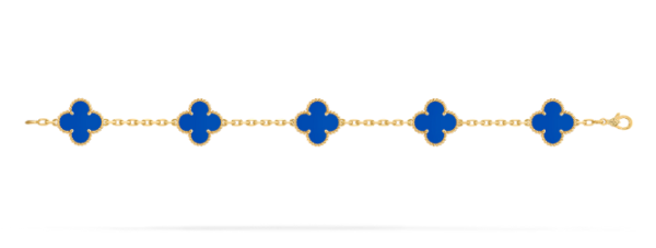 Van Cleef & Arpels Vintage Alhambra bracelet, 5 four-leaf lucky pattern Replica
