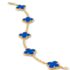 Van Cleef & Arpels Vintage Alhambra bracelet, 5 four-leaf lucky pattern Replica