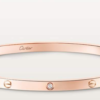 Cartier Love Collection Small Size Bracelet Set with 6 Diamonds – Replica