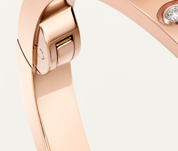 Cartier Love Collection Small Size Bracelet Set with 6 Diamonds – Replica