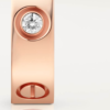 Cartier LOVE Ring, Large Model Set with 3 diamonds Replica