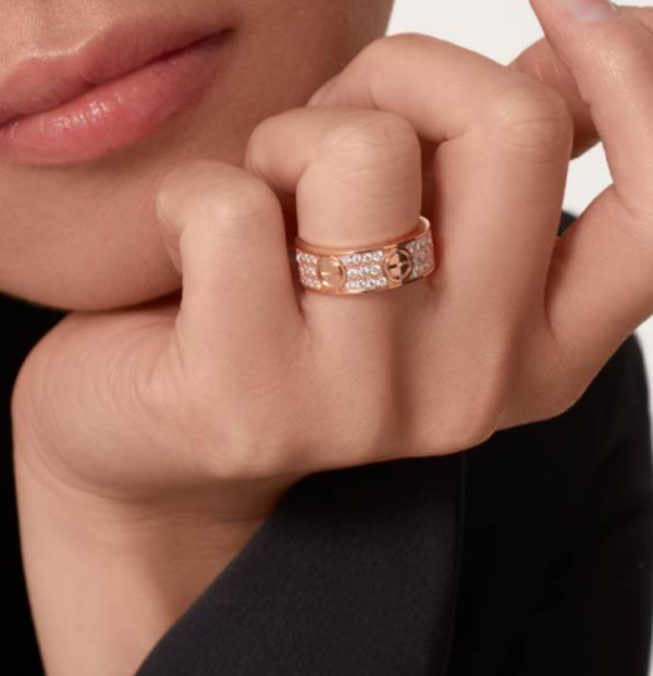 Cartier LOVE Ring, Large Model Full diamond setting Replica
