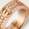 Cartier LOVE Ring, Large Model Full diamond setting Replica