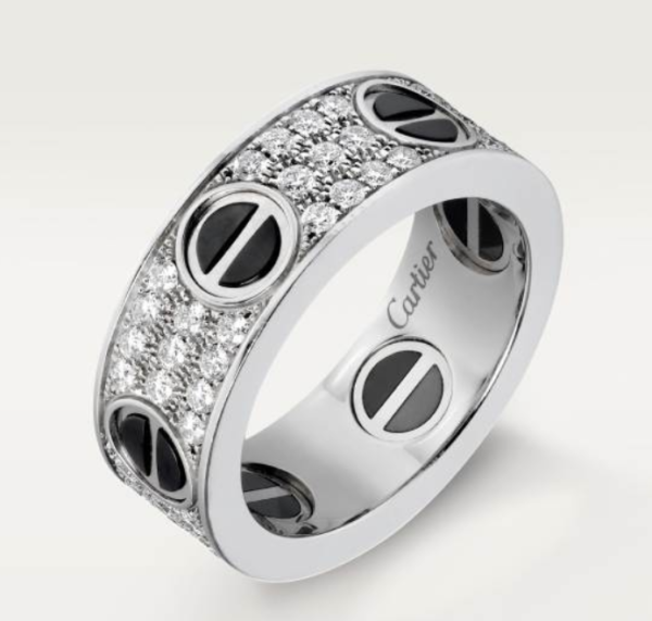 Cartier LOVE Ring, Large Model Full diamond setting Replica