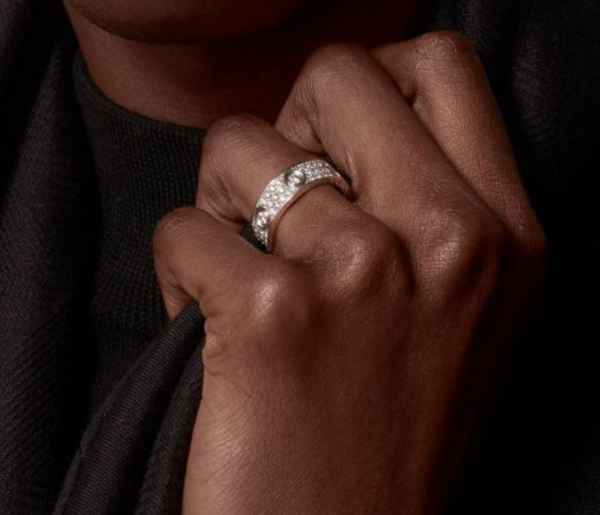 Cartier LOVE Ring, Large Model Full diamond setting and Set with 6 diamonds Replica