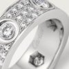 Cartier LOVE Ring, Large Model Full diamond setting and Set with 6 diamonds Replica