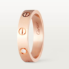 Cartier Love Collection Ring, Small Size, Set with 1 Diamond - Replica