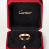 Cartier Love Collection Ring, Small Size, Set with 8 Diamonds - Replica