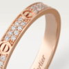 Cartier Love Collection Mini Ring, Full Diamond Paved - Replica