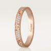 Cartier Love Collection Mini Ring, Full Diamond Paved - Replica