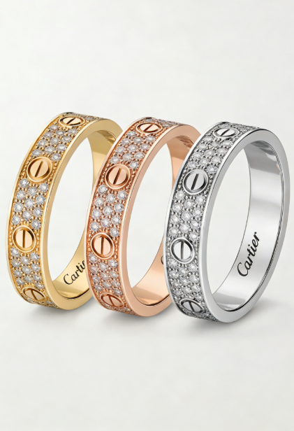 ScreenShot_2026-02-02_195021_559 Cartier Love Collection Ring, Small Size, Fully Paved with Diamonds - Replica