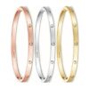 Cartier Love Collection Small Size Bracelet Set with 6 Diamonds – Replica